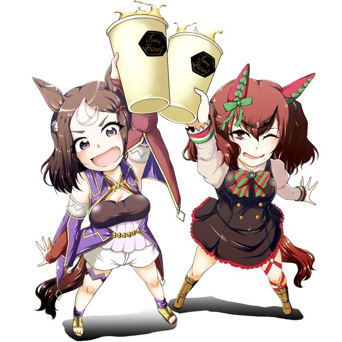 イラスト提供させていただきました!
ネイチャとツルちゃんのしじみコンビ! https://t.co/V6KLc2dgIT 