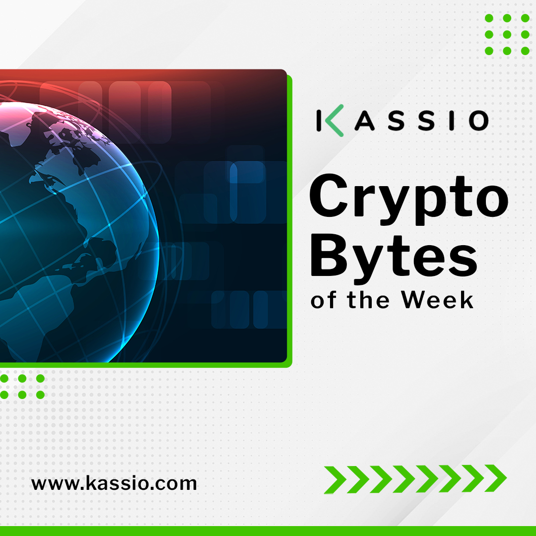 kassionetwork's tweet photo. Catch up with the crypto industry updates with Kassio Crypto Bytes Of The Week. Follow us for more updates.

#cryptonews #updates #cryptocurrency #Kassio https://t.co/o2C5yzAabY