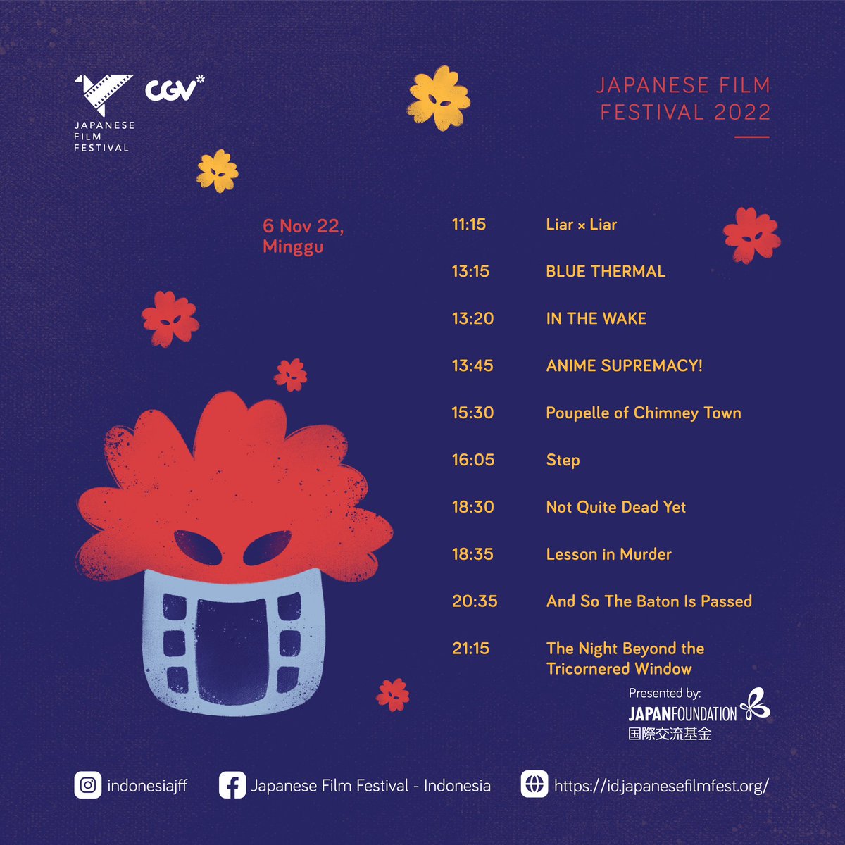 paradigmafilm's tweet photo. Not Quiet Dead Yet

Salah satu film yang bisa ditonton di #JapaneseFilmFestival , tentang seorang putri yg menyelamatkan ayahnya yang “mati sementara”.
Film komedi yg gak cuma ngocok perut tp juga ada unsur dramanya.
#JFFOFFLINE2022 

Info lengkap, cek -> https://t.co/Je9AqbCqpp https://t.co/JvVbD1LJyo