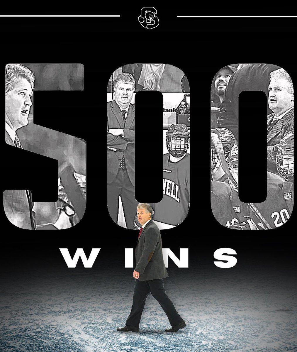 Coach Mike Schafer earned his 500th win in tonight’s 3-1 victory over Princeton. He is the winningest coach in the program’s history and the first to reach this milestone. Congrats Coach! #YellCornell