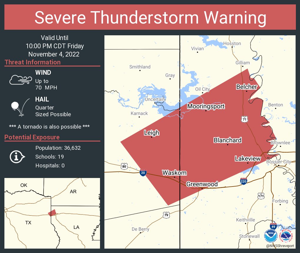 Nws Shreveport On Twitter Severe Thunderstorm Warning Continues For Nws Shreveport On Twitter Severe Thunderstorm Warning Continues For