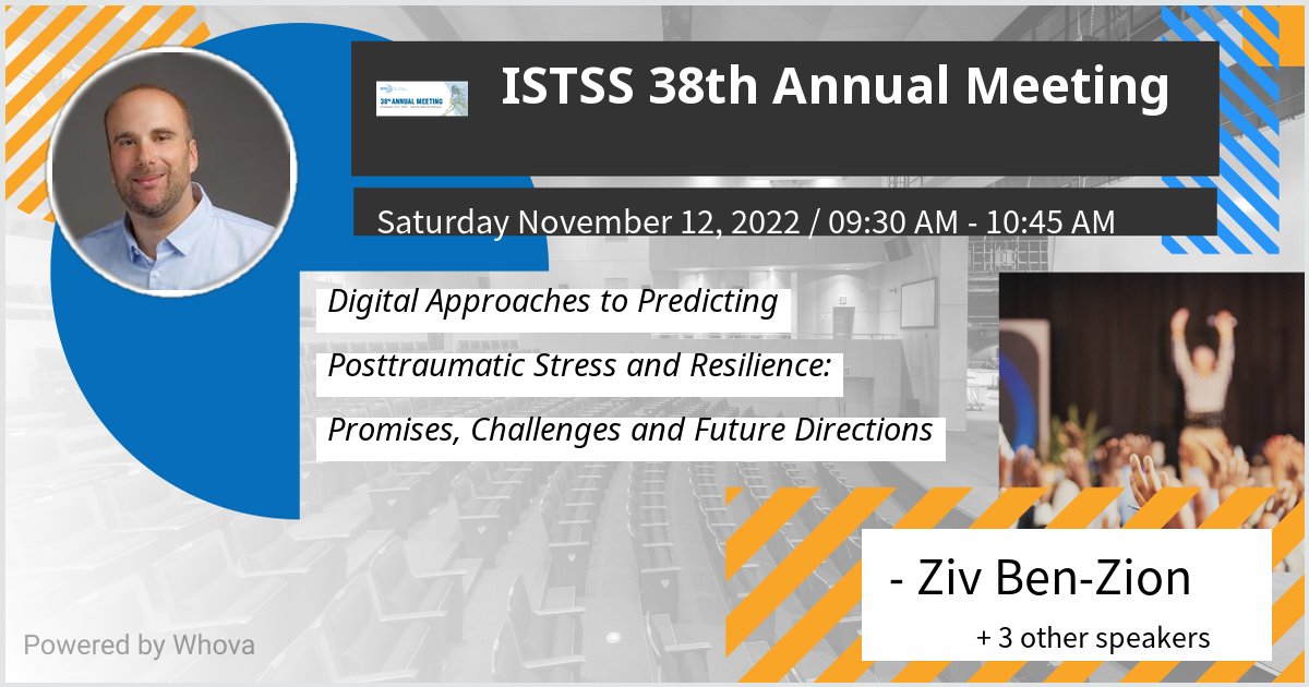 Next week, I will be presenting my work at the International Society for Traumatic Stress Studies Annual Conference. Please check out my talk if you're attending the event! #ISTSS2022 #ISTSS #ISTSSNews <a href="/PTSDStressLab/">Yale PTSD Stress Lab 🧠</a> <a href="/YaleDecisionLab/">Yale Decision Neuroscience Lab</a> <a href="/YaleMed/">Yale School of Medicine</a> <a href="/YalePsychology/">Yale Psychology</a> <a href="/YalePsych/">Yale Psychiatry</a> <a href="/YaleCMed/">Yale Comparative Medicine</a>