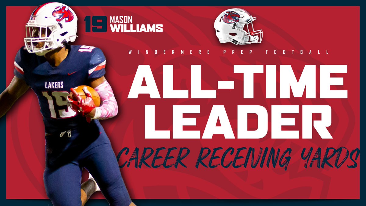 FB | FINAL: Lakers 14 - The First Academy 7

Congratulations to senior Jackson Bennett for breaking the school's all-time career rushing yards record and senior Mason Williams on breaking the school's all-time career receiving yards record.