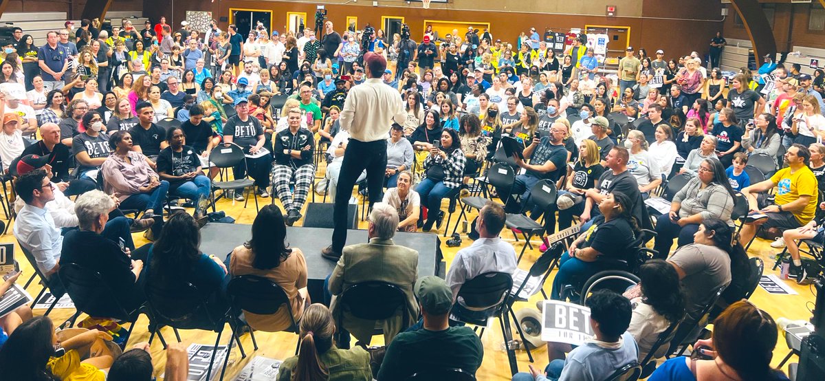 Proud to be in this fight alongside you, Austin. Thanks for always doing the work necessary to move Texas forward.