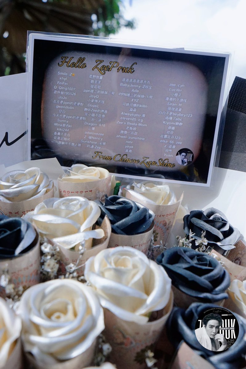 onlyforppn0910's tweet photo. 🌸Money Bouquet For ZeePruk 'Cutie Pie Series Special EP'💐

Congrats on the complete shooting @zee_pruk 

Goodbye Hia Lian! We look forward to your next role! 💙

#ZeePruk
#ZunShine
#CutiePieseries https://t.co/uszivOigUW