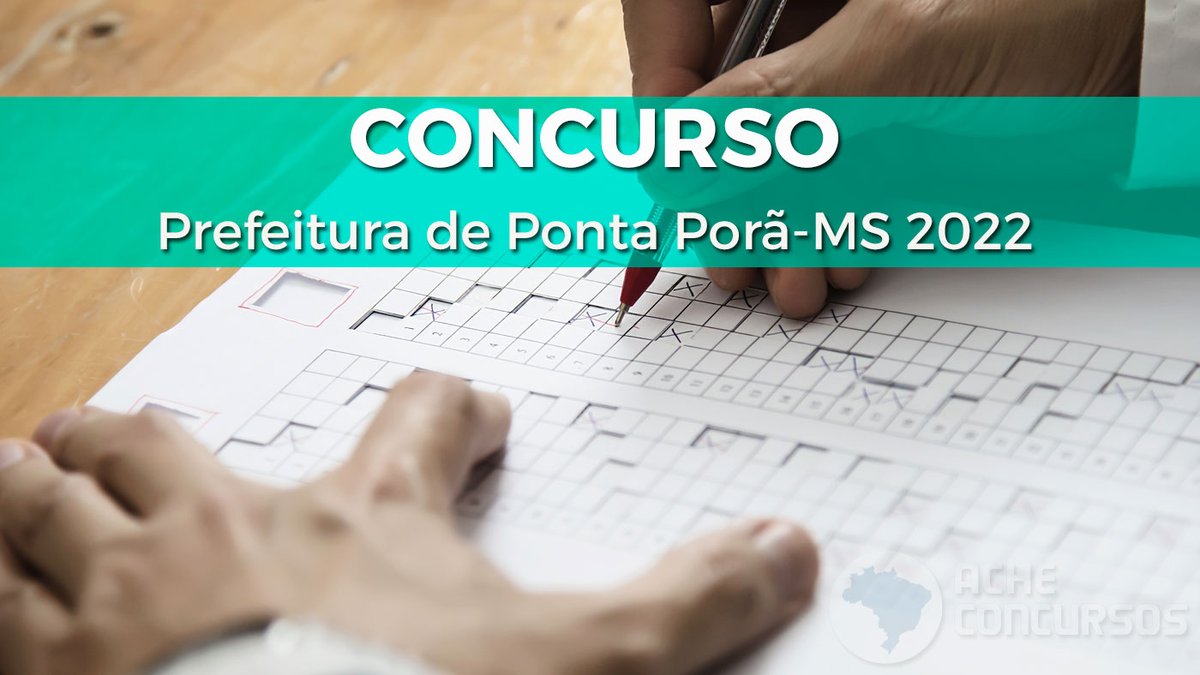 acheconcursos's tweet image. Concurso Ponta Porã-MS 2022: Prefeitura abre 873 vagas -&amp;gt; acheconcursos.com.br/concursos-mato… #concursosmatogrossodosul #fapec