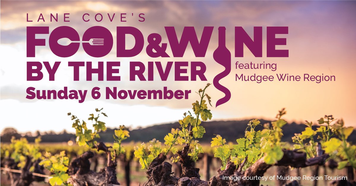 Walk down to the river tomorrow to enjoy some 🍷and 🥙 by the Lane Cove River 🛥

Details here 👉 lanecove.nsw.gov.au/Community/Love…