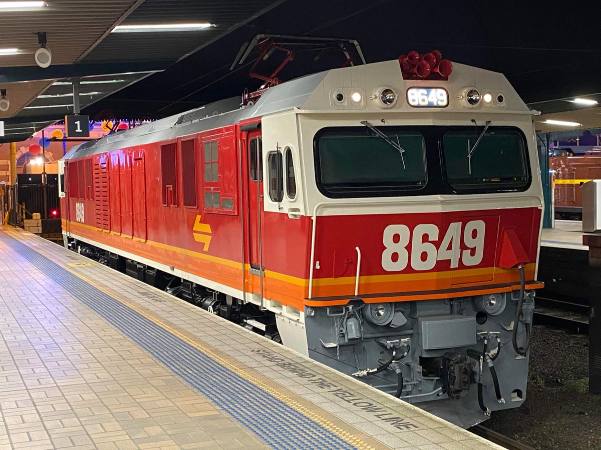 8649 OPERATING ON CITY CIRCLE

This Monday, 7th Nov 2022, 8649 will take a rail set train into the City Circle, operating as follows:

Train Number E140

Enfield: 8:42pm
Lidcombe: 8:56pm
Bankstown: 9:09pm
Sydenham: 9:33pm
Central: 9:41pm

Train then proceeds into the worksite.
