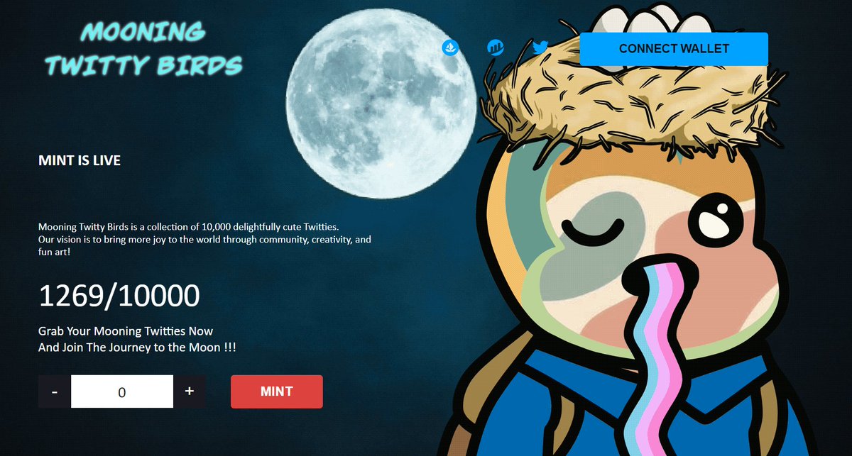 Mooning Twitty Birds (FREE MINT LIVE!!!) tweet media