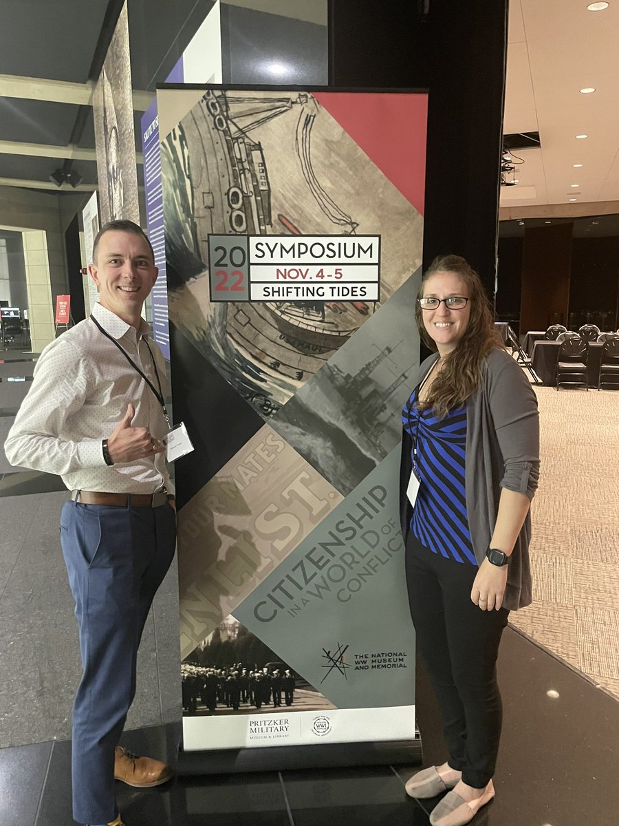 GIJoesNJane's tweet photo. Supporting our PhDs #seminar6 #amsp #WWIsymposium @TheWWImuseum https://t.co/6xug86Sw0z