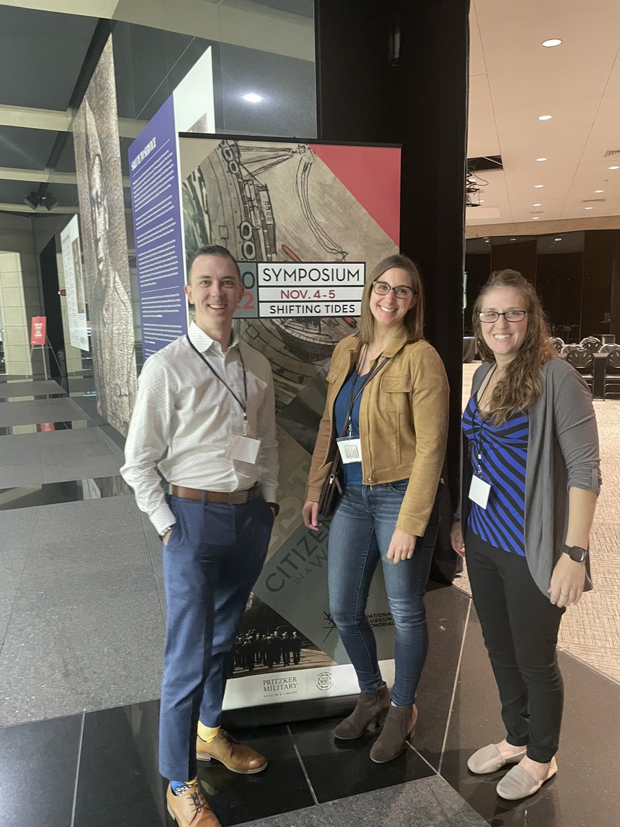 GIJoesNJane's tweet photo. Supporting our PhDs #seminar6 #amsp #WWIsymposium @TheWWImuseum https://t.co/6xug86Sw0z