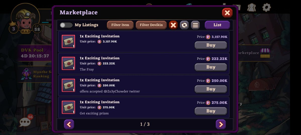 renefromkhorat's tweet photo. @devikins_game @snsjr #betatest #notmotivated
Do you think people who try to sell their beta test tickets will take enough time to properly test, descripe and report to the team?
Or are they more likely to spend their time trying to earn? https://t.co/AtvJfkUqEQ