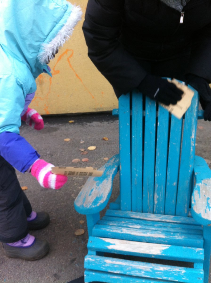 When children take the pictures 

This allows educators a peek into what the child sees/notices in the places and spaces in which they play and learn.  Outdoor documentation that is truly child led!