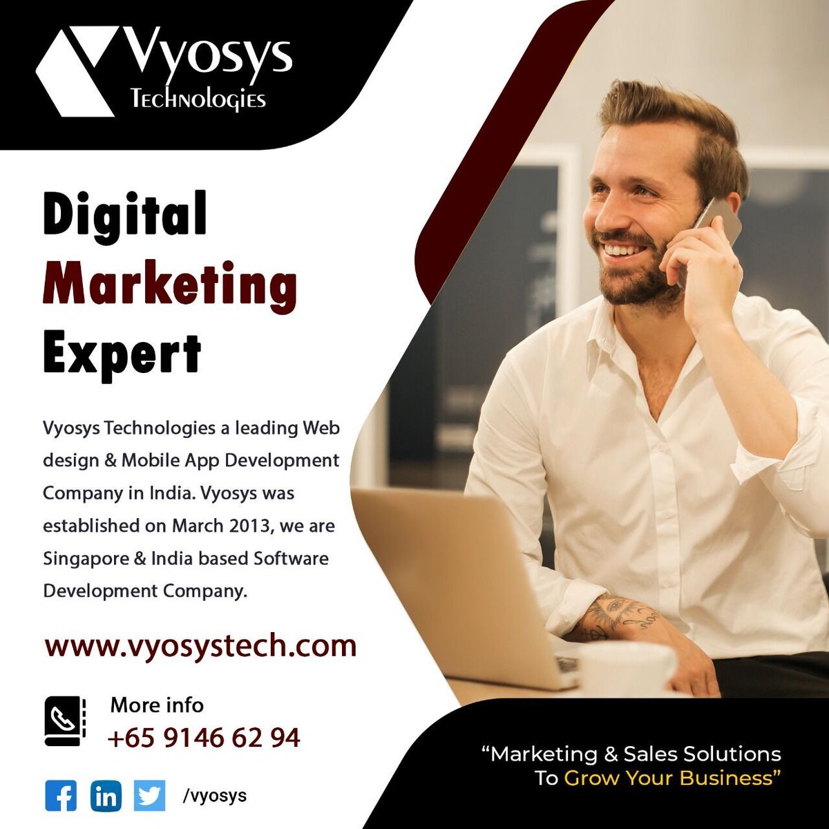 vyosys's tweet image. Vyosys Technologies is a Best SEO Agency in Delhi, offering the best SEO services in Delhi NCR that helps you to get more organic traffic on the website. #digitalmarketing #seo #website #smo #google #webdesign #marketing #delhi #ppc Visit Here: bit.ly/3xhNPTX