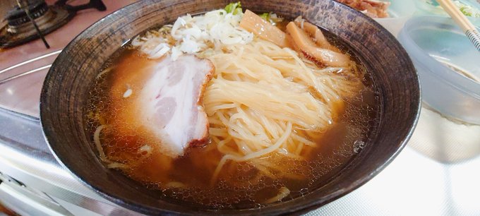 こんなにも寒いから煮干しラーメン作ったわよ 