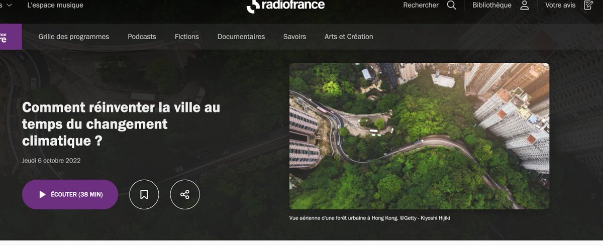 MarcHeld11's tweet photo. -
Comment réinventer la ville au temps du changement climatique ?
Très heureux d'avoir été l'invité d 'Emmanuel Laurentin dans " le temps du débat" sur France Culture 
Retrouvez- mon intervention  :  https://t.co/Stp9n8xq9U https://t.co/AJv2tTGDM0