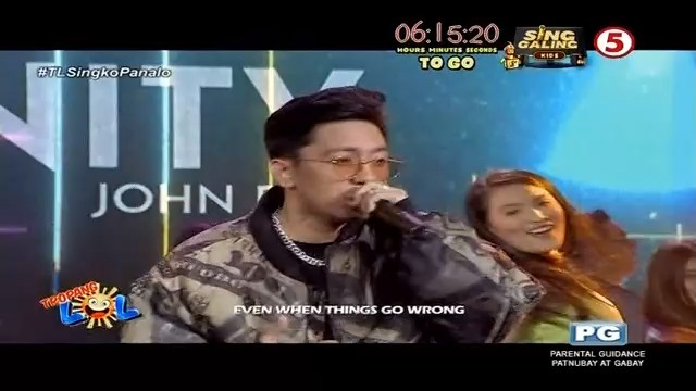TV5manila's tweet photo. Maki-jamming na kasama ang mga OPM stars na sina Quest at JRoa! Tambay na sa Tropang LOL!๐ฅฐ
#TLSingkoPanalo
#TropangLOLTV5
#IBAngSayaPagSamaSama https://t.co/jdE8xKqlaa