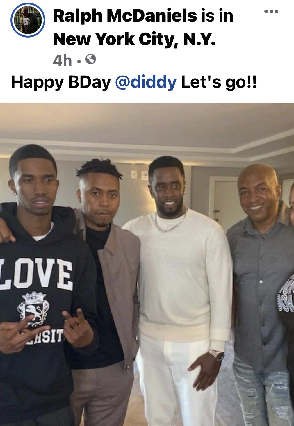 Happy Birthday Sean Combs aka You are loved. 