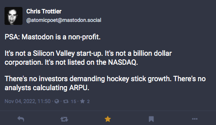 als355's tweet image. Posted on Mastodon (Twitter alternative). Refreshing. mastodon.social/explore 

#TwitterExodus #TwitterLayoffs #Twitter