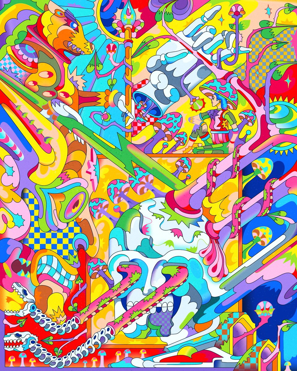 GM ☀️
Hello, <a href="/SuperRare/">SuperRare</a> I'm craving to be part of your exclusive market because it's my purpose to paint a lot of colorful art so I can submit it. I will make the best of it, Godspeed ❤️‍🔥