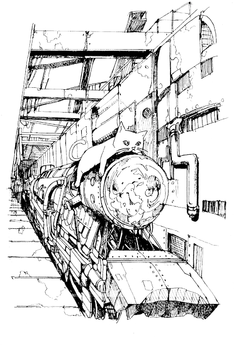 ネコ
#ペン画 