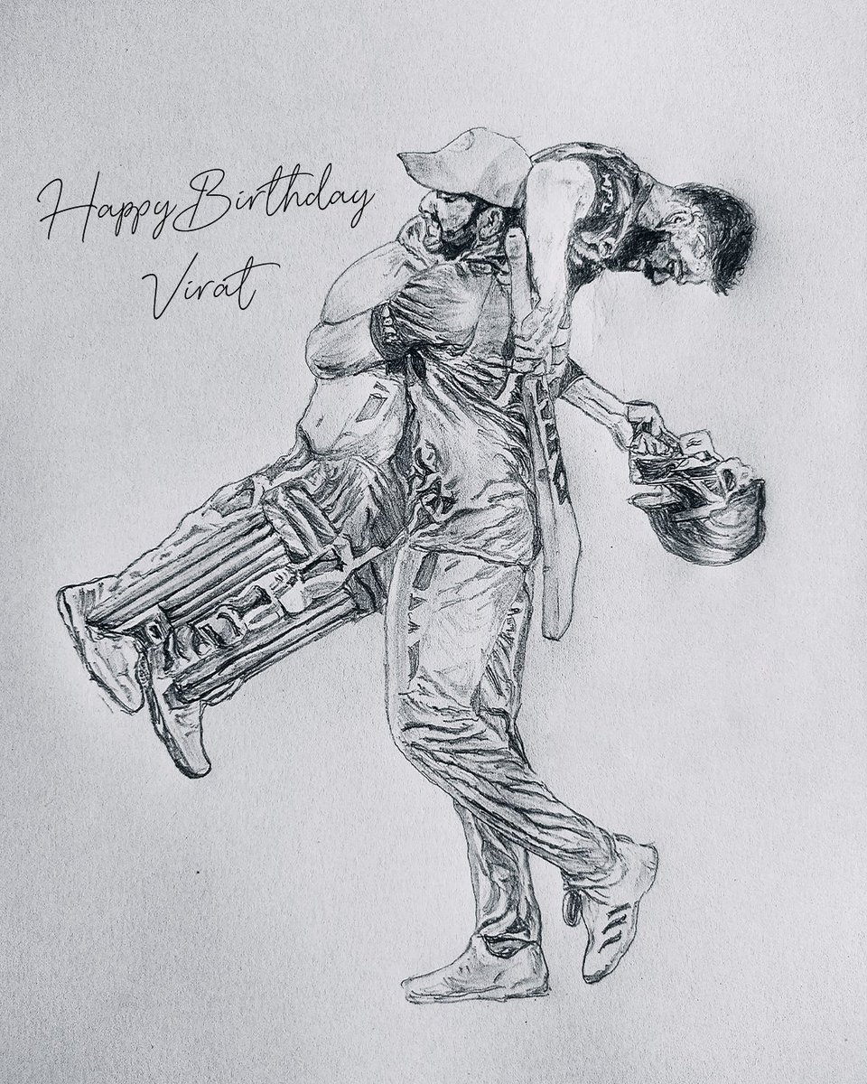 पलटन, Virat Kohli साठी birthday wishes येऊन द्या! 🎂🥳

Artist: <a href="/PrasunMaji1/">Prasun Maji</a> 

#OneFamily <a href="/imVkohli/">Virat Kohli</a> <a href="/ImRo45/">Rohit Sharma</a>