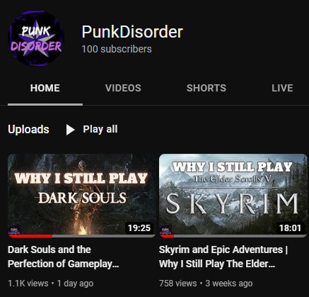 PunkDisorders's tweet photo. 100 subscribers! We march ever onwards! https://t.co/Ae4uxmV8SD