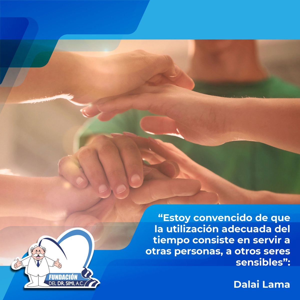 fundaciondrsimi's tweet photo. Ayudar a los demás siempre será tiempo bien invertido. #ValoresSimi #ValoresYPrincipios #Altruismo https://t.co/M3XlUE8iCg