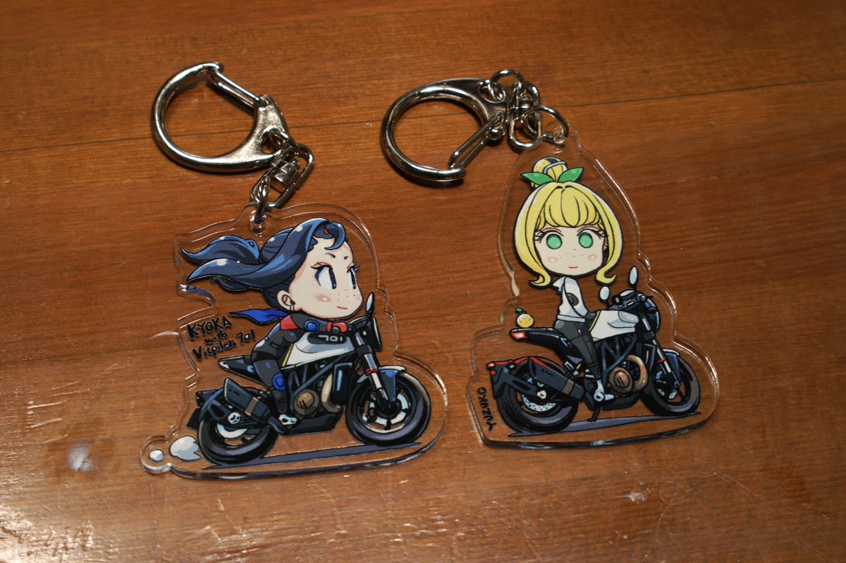 なお現在どさくさに紛れて小武キャラonちょっと変わったバイクアクキーシリーズも抜きうち的に販売中。 