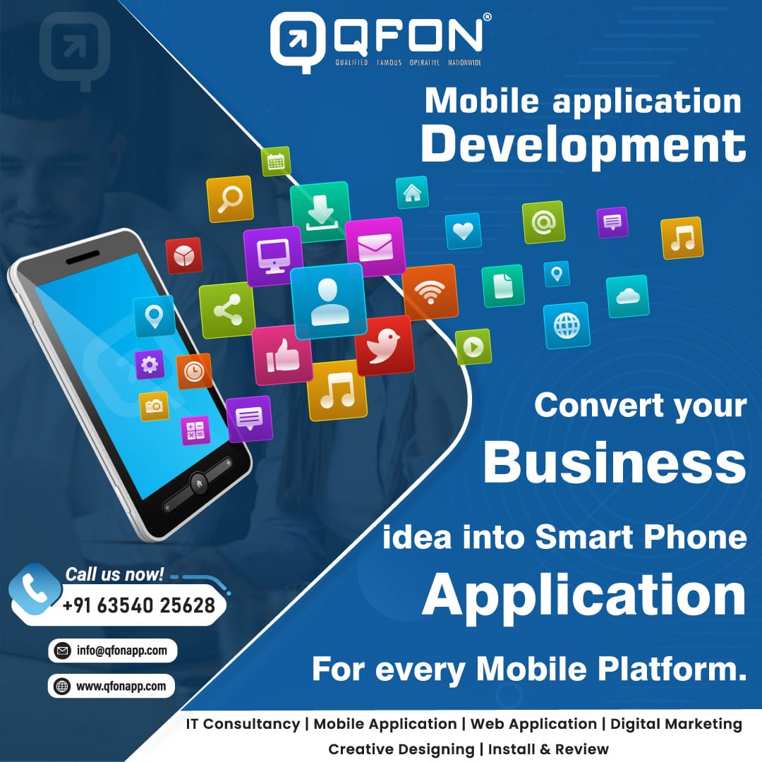 qfonapp's tweet image. #MobileApplicationDevelopmentServices
Convert your #business idea into smart #phoneApplication for every #mobileplatform.
Contact us.
📧info@qfonapp.com, 📲 8511831854
🌐Visit now qfonapp.com
#apprankingsystem #itconsultancy #appstoreoptimization #websitedevelopment