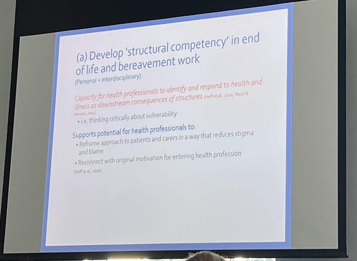Dr <a href="/KristinBindley/">Kristin Bindley</a> sharing lessons to inform practice with vulnerably positioned carers at end-of-life and in bereavement #pcnsw2022 <a href="/PallCareNSW/">Palliative Care NSW</a>