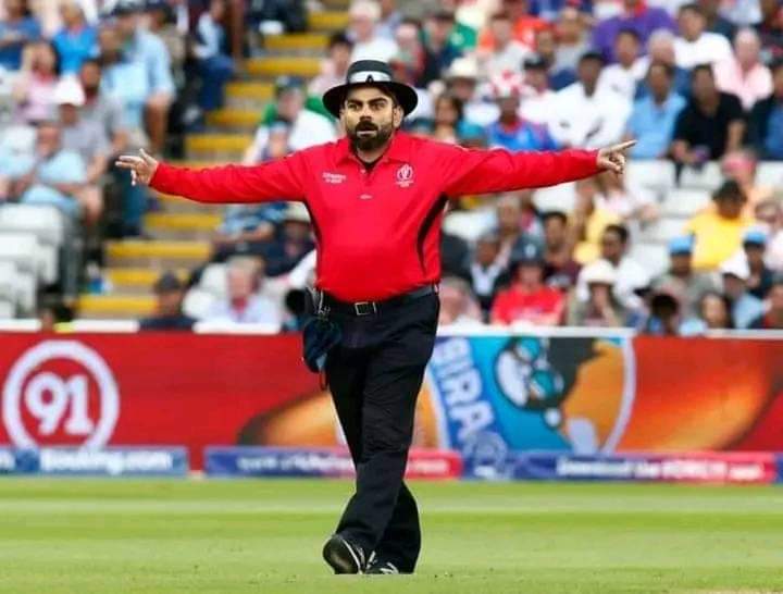 Happy birthday @imVkohli 
One of the best umpire in World Cricket RN🙌.
#GOAT𓃵 #viratkohlibirthday #INDvsZIM #PAKvsSA