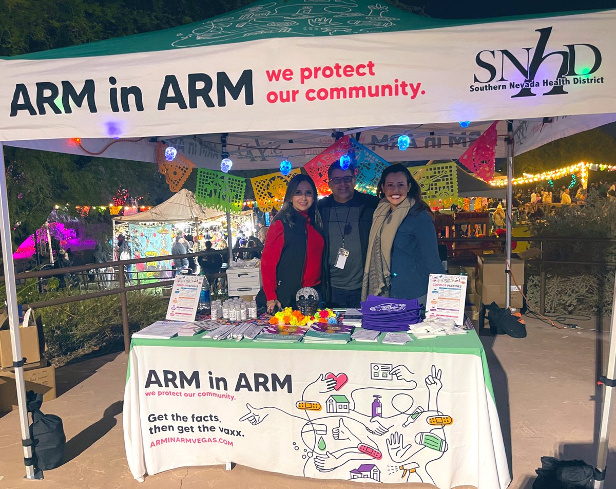 erickaaviles's tweet photo. And continuing to inform community about importance of getting vaccinated #arminarm #snhd @TuSNHD @SNHDinfo https://t.co/DcVtHIcwGM