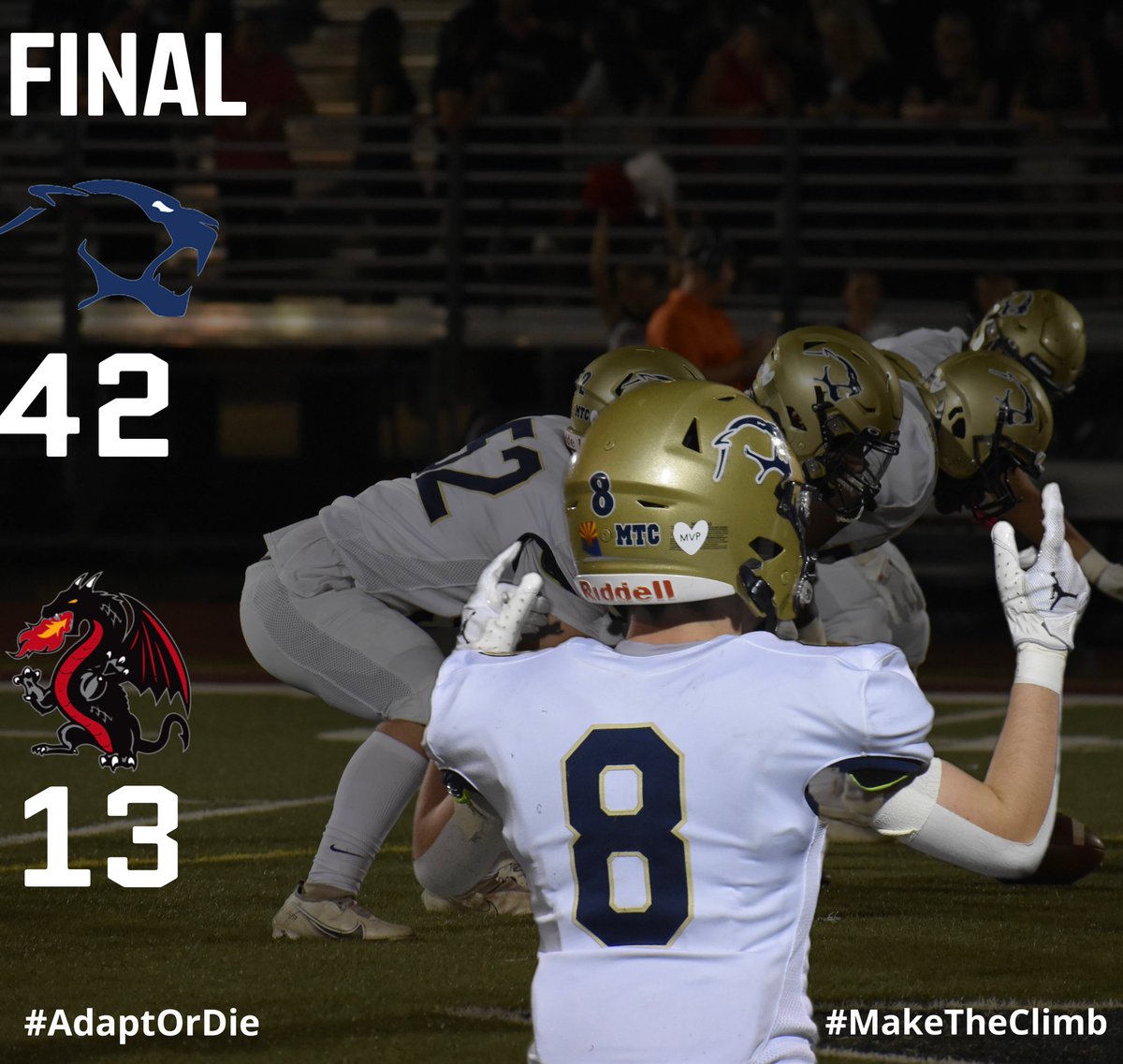FINAL from Avondale.
#MakeTheClimb #AdaptOrDie