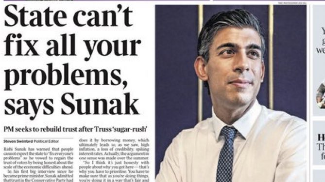 Spoken by someone with the security of £750,000,000 in the bank.