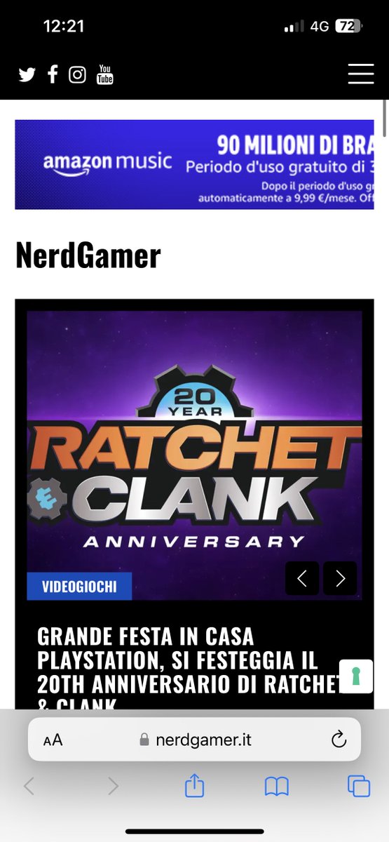 FCafici's tweet image. Siamo online! 🥹 #NerdGamer @Nerdgamerit