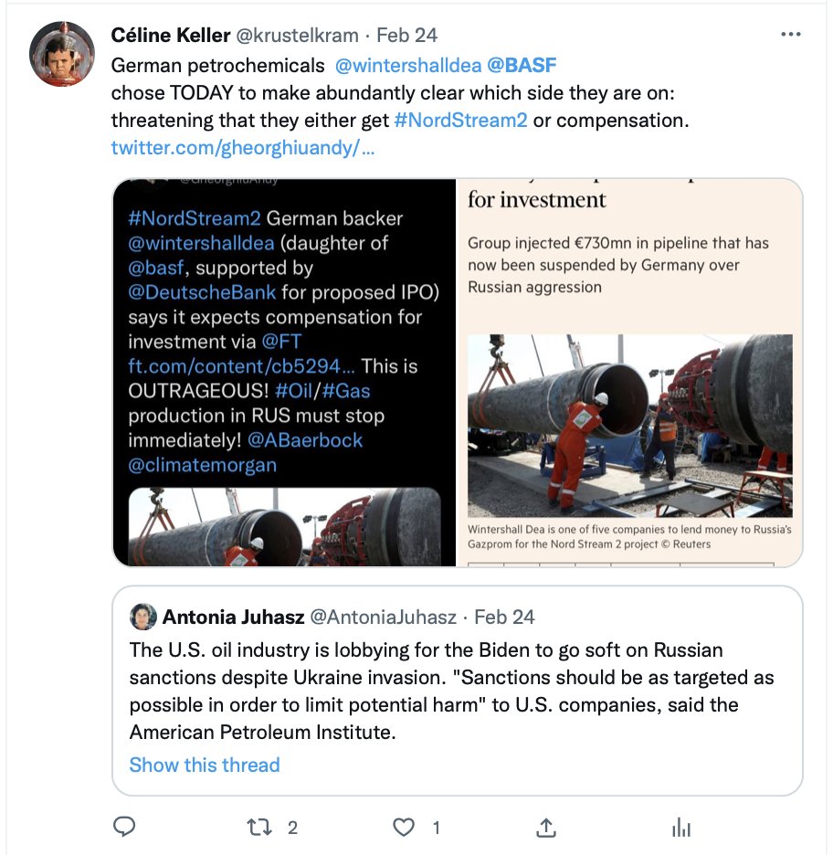 krustelkram's tweet photo. "It is believed that two bases were used to launch not only the deadly attack on Chernihiv, but presumably also the one on the theater in Mariupol in March that killed hundreds of people, including many children."
@wintershalldea @BASF not only #ClimateKillers but war criminals. https://t.co/5HptJ250ZE