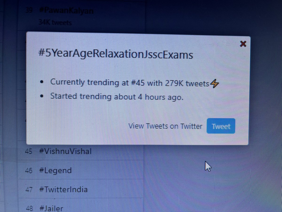 rravi_deo's tweet photo. #5YearAgeRelaxationJsscExams #jssc_jpsc_परीक्षा_लो_या_इस्तीफा_दो           2 लाख 80हज़ार ट्वीट हो चुके है।। https://t.co/HSuxIuPioA
