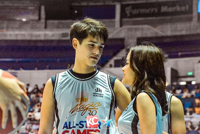 angelagomaya's tweet photo. Football in bnk to basketball star magic all -star game                                            #kodrea |@iamandiabaya |@iamkobiebrown https://t.co/ooljj2lGDm