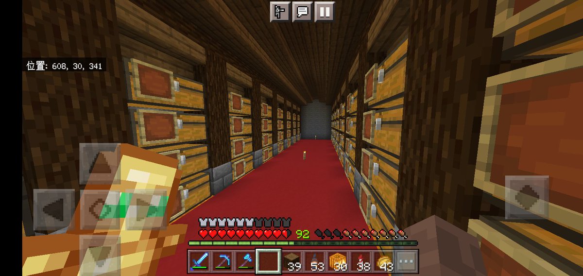 minecraft_baru's tweet photo. 地下倉庫作りました。

 #マイクラ  #マイク���統合版  #マインクラフト  #Minecraft  #サバイバル https://t.co/g3xNHXbdMA