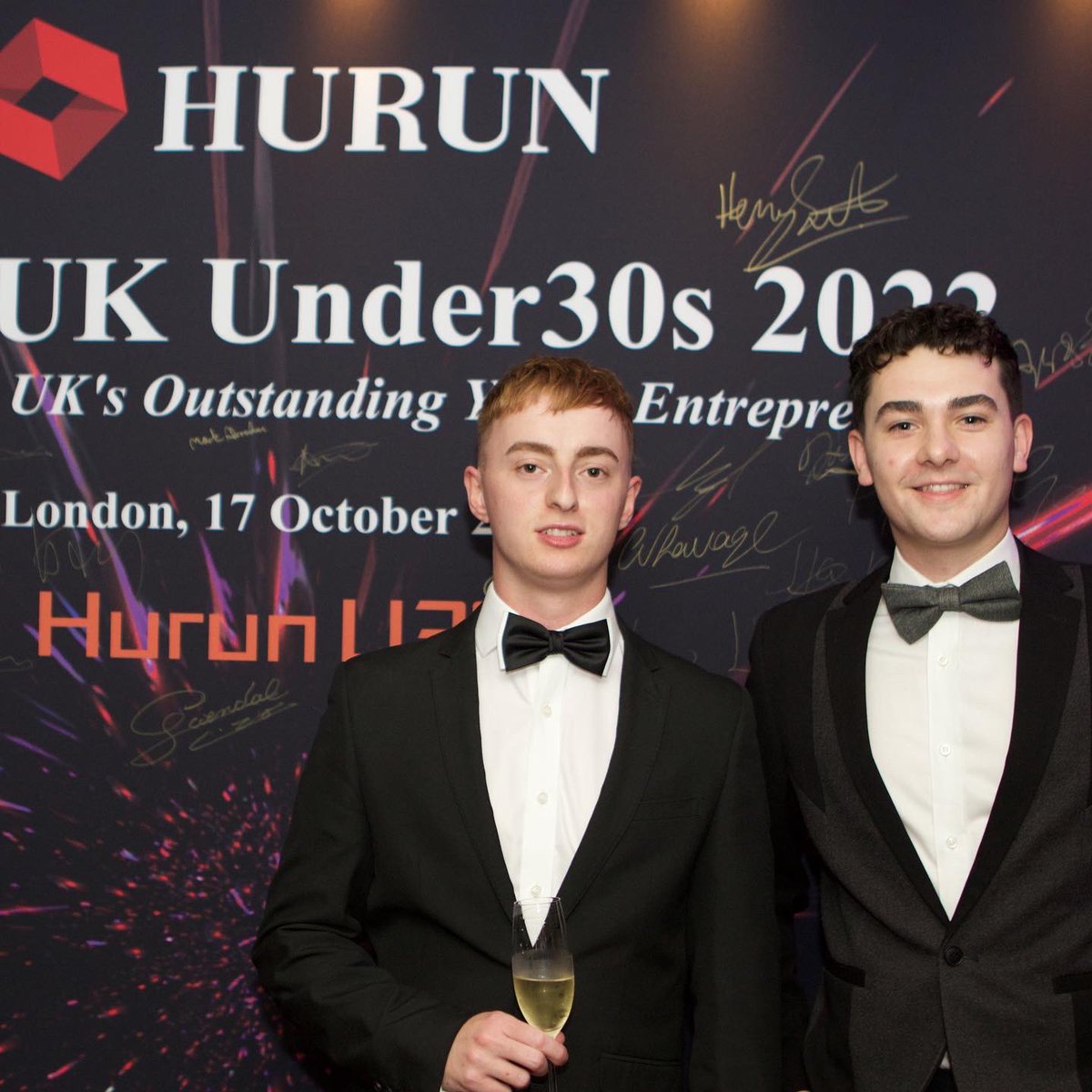 Thanks to <a href="/HurunUk/">HURUN UK</a> for including me in their 30 u 30 entrepreneurs list!

A great night celebrating with friends 🎉