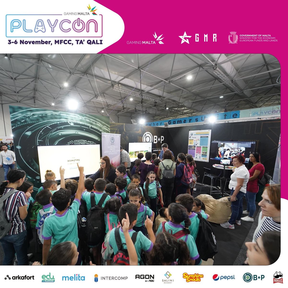 🤩 More than 5000 students and their teachers already learned about our project, the <a href="/OhmniLabs/">OhmniLabs</a> #telepresencerobot and it’s usecases in education and beyond at the B&amp;P booth <a href="/playconmt/">Playcon</a>. 
👉 playcon.gg
