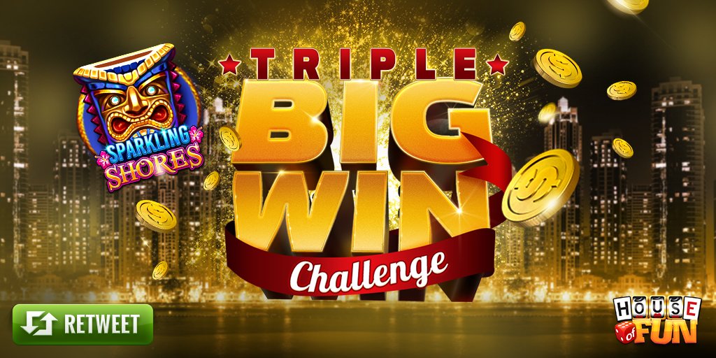 Add up 3 coin prizes 💰💰💰 in Triple Big Win! Check your target indicator &amp; spin 🎉 Sparkling Shores!

Retweet for 5k! bit.ly/3DryS5B