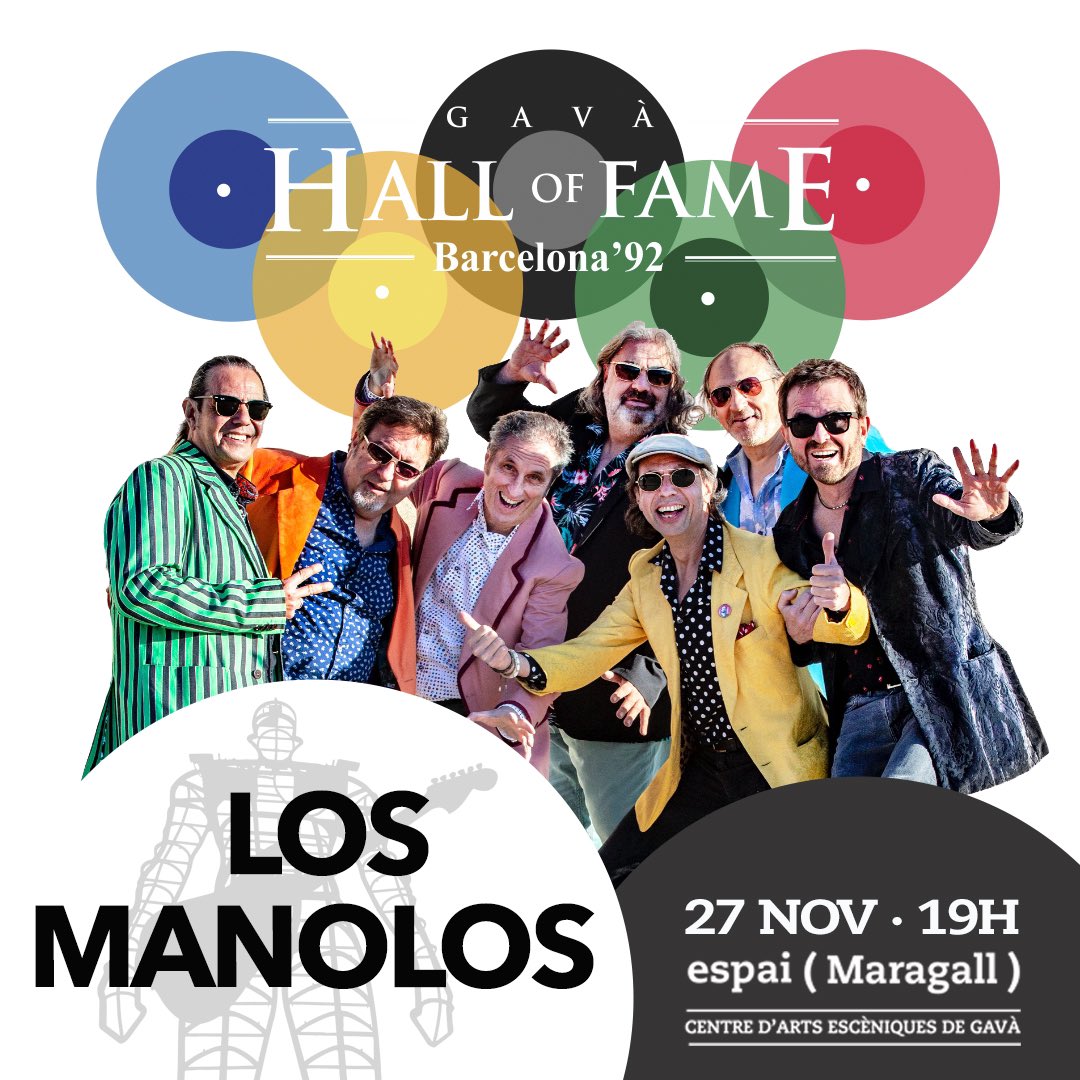 🔥 Presentem el nostre cap de cartell d’enguany: 

🔝 @losmanolosoficial 
🙌🏻 ELS ORIGINALS!!

No podíem imaginar millor fi de festa per al nostre GAVÀ HALL OF FAME dedicat a BARCELONA’92

📆 Diumenge 27 Novembre a les 19h

🎟 Entrades ja a la venda👇
🔗 entrapolis.com/entradas/los-m…