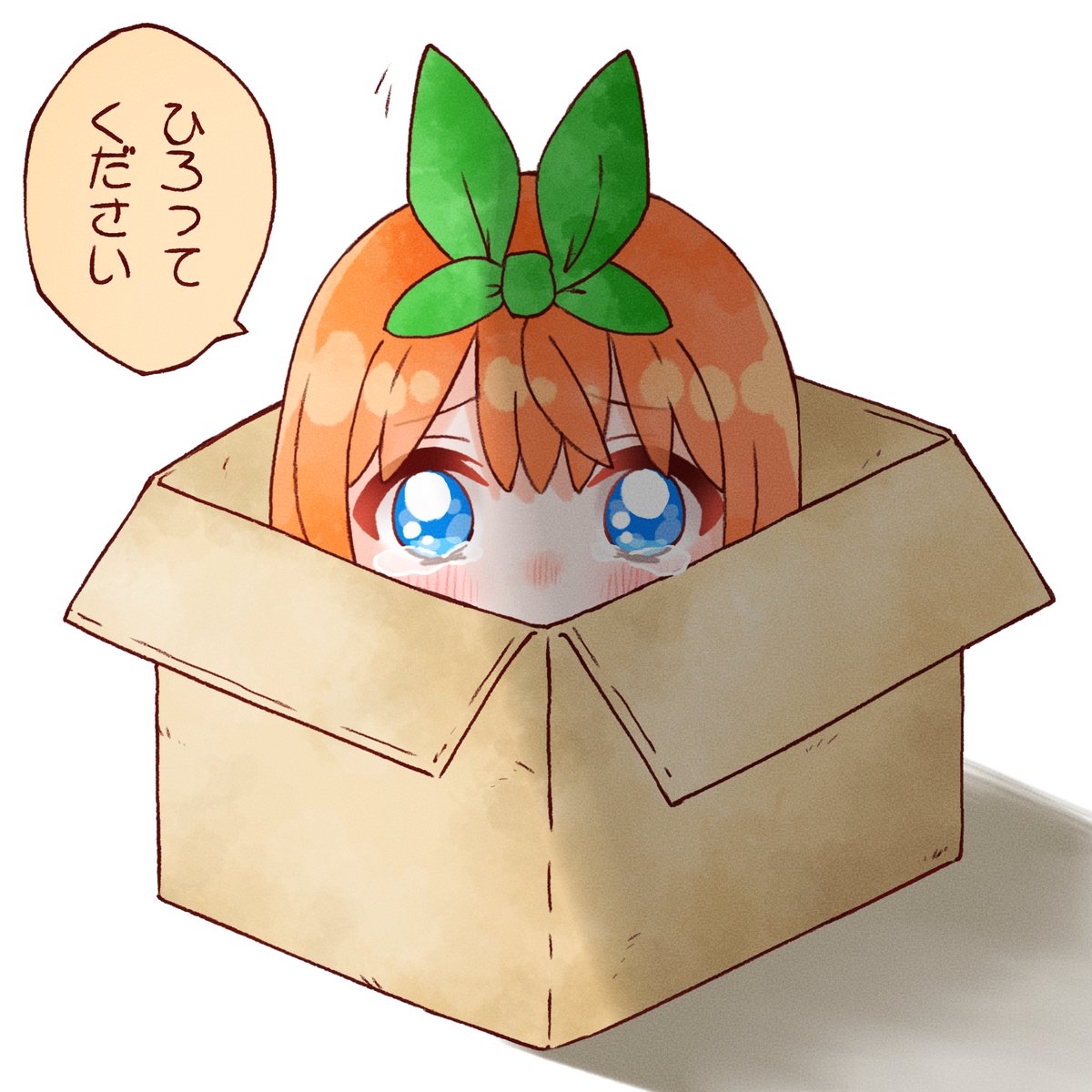 nakano itsuki 1girl in box animal ears cat in container ahoge cat ears  illustration images
