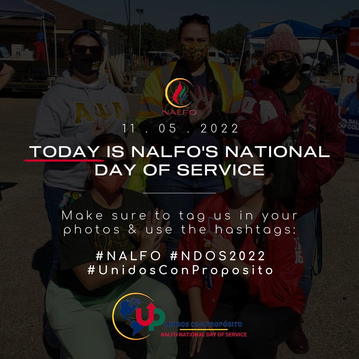 ✨ T O D A Y ✨ 

National Day of Service is underway across the country! Tag us in any pictures and use the hashtags to be featured on our page! We hope everyone has a great time doing what we do best, serving our communities 🔥

#NALFO #NALFOUnited #NDOS2022 #YoSoyNALFO