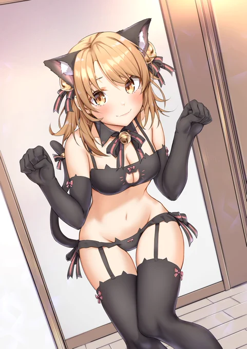 [skeb]猫コスいろはす 