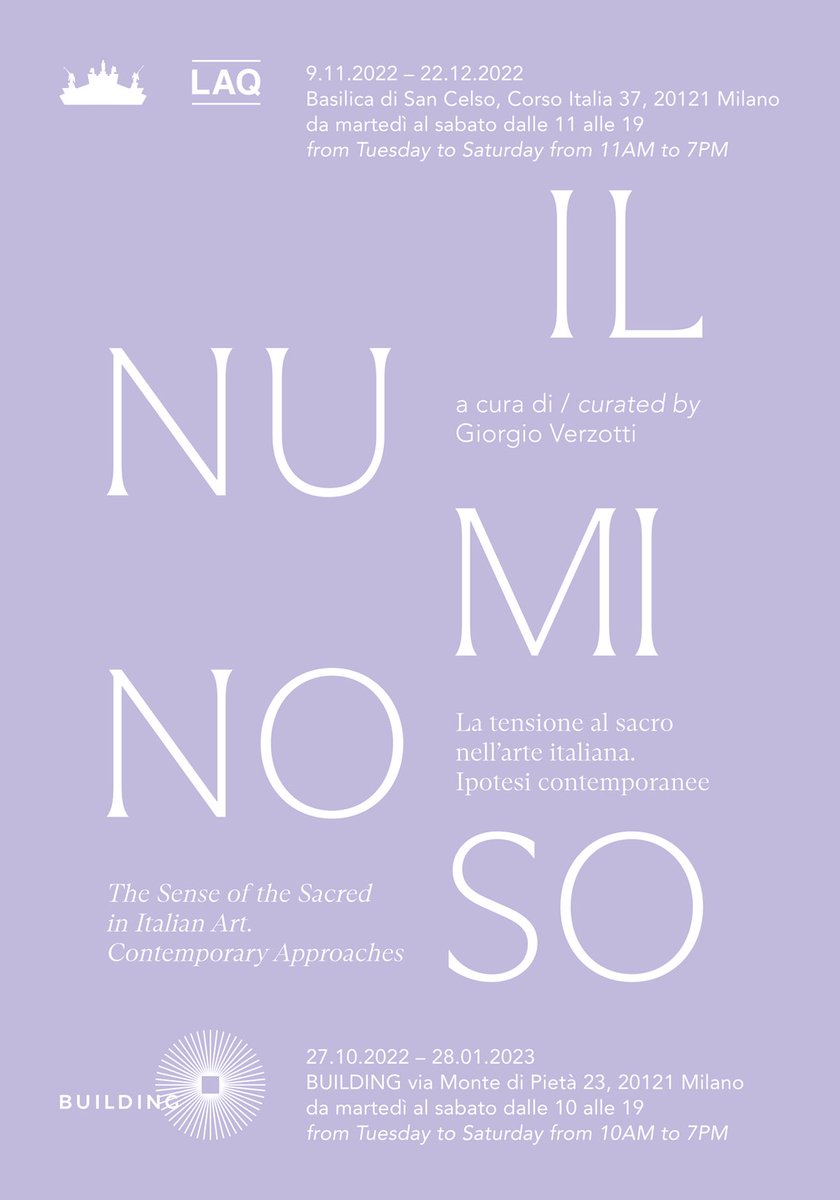 BuildingGallery's tweet photo. #IlNuminoso #BUILDINGgallery #SanCelso https://t.co/5zm3RJA2C4