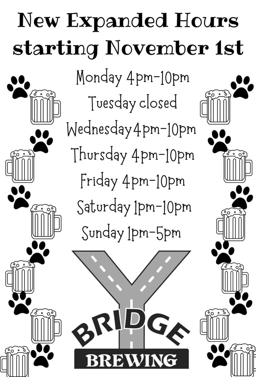 Y Bridge Brewing Co. (@ybridgebrewing) on Twitter photo 