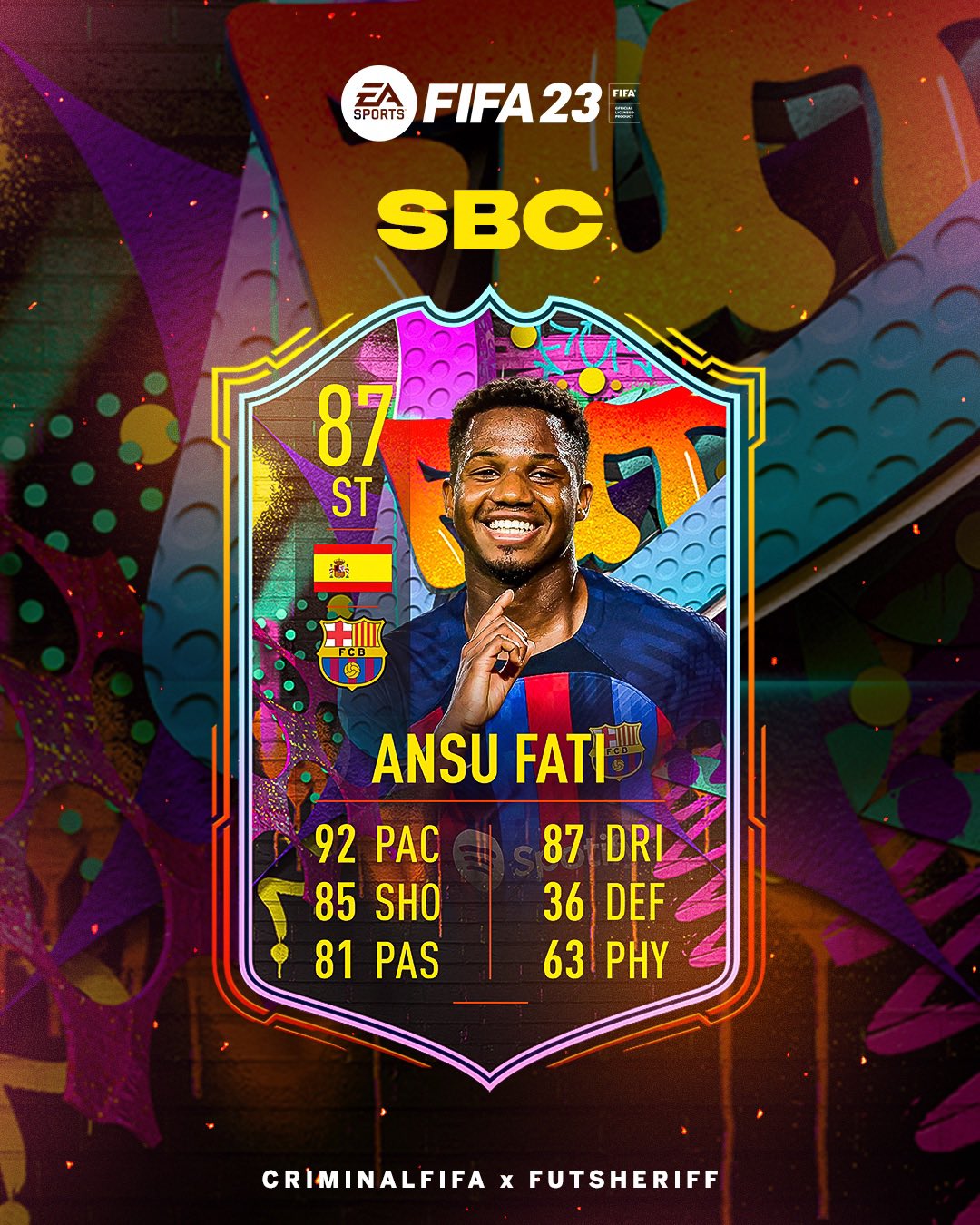 Fut Sheriff on X: 🚨Gouiri is coming via Academy Player Objective soon!  Another french during future stars promo👀🔥 ✓Stats and OVR predicted!  Design via @Criminal__x 🔥 #leak #fifa22  / X